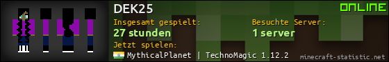 Benutzerleisten 560x90 für DEK25