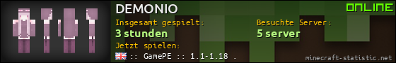 Benutzerleisten 560x90 für DEMONIO