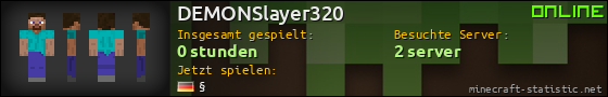 Benutzerleisten 560x90 für DEMONSlayer320