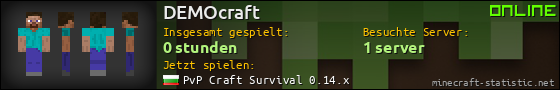 Benutzerleisten 560x90 für DEMOcraft