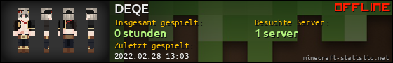 Benutzerleisten 560x90 für DEQE