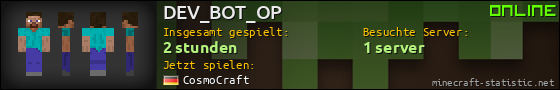 Benutzerleisten 560x90 für DEV_BOT_OP