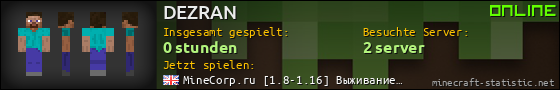 Benutzerleisten 560x90 für DEZRAN