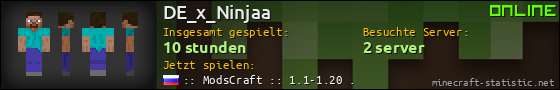 Benutzerleisten 560x90 für DE_x_Ninjaa