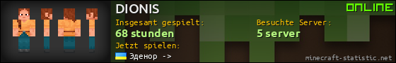 Benutzerleisten 560x90 für DIONIS