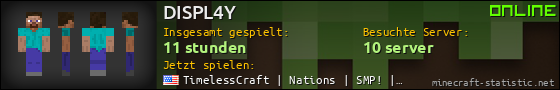 Benutzerleisten 560x90 für DISPL4Y