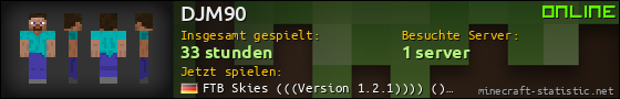 Benutzerleisten 560x90 für DJM90
