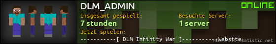 Benutzerleisten 560x90 für DLM_ADMIN