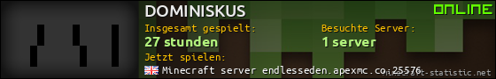 Benutzerleisten 560x90 für DOMINISKUS