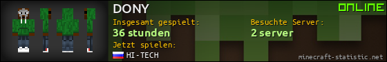 Benutzerleisten 560x90 für DONY