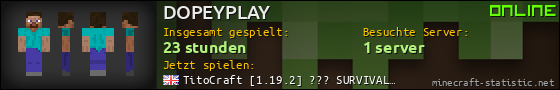 Benutzerleisten 560x90 für DOPEYPLAY