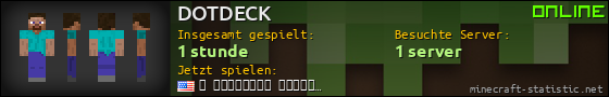 Benutzerleisten 560x90 für DOTDECK