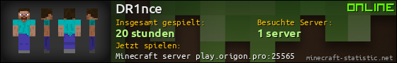 Benutzerleisten 560x90 für DR1nce