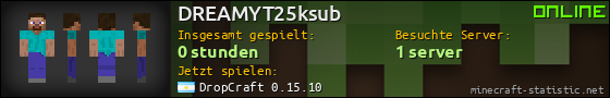 Benutzerleisten 560x90 für DREAMYT25ksub