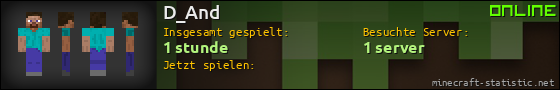 Benutzerleisten 560x90 für D_And