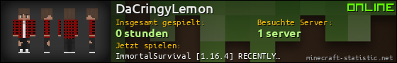 Benutzerleisten 560x90 für DaCringyLemon