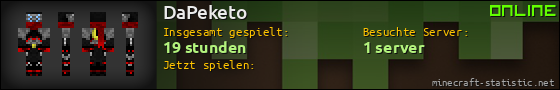 Benutzerleisten 560x90 für DaPeketo
