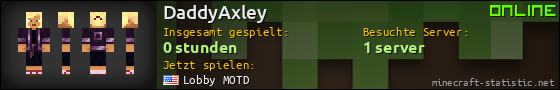 Benutzerleisten 560x90 für DaddyAxley