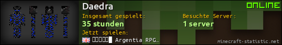 Benutzerleisten 560x90 für Daedra