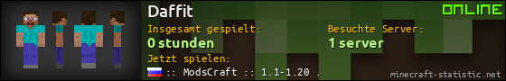 Benutzerleisten 560x90 für Daffit