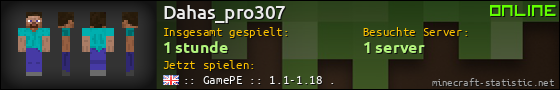 Benutzerleisten 560x90 für Dahas_pro307