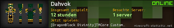 Benutzerleisten 560x90 für Dahvok