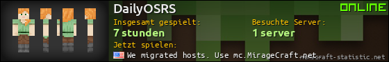 Benutzerleisten 560x90 für DailyOSRS