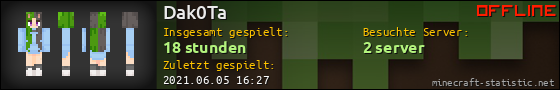 Benutzerleisten 560x90 für Dak0Ta