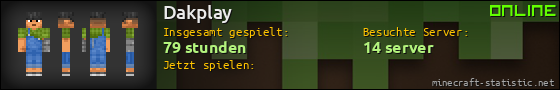 Benutzerleisten 560x90 für Dakplay