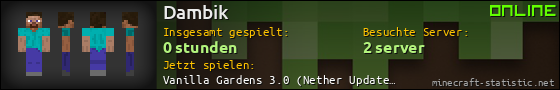 Benutzerleisten 560x90 für Dambik