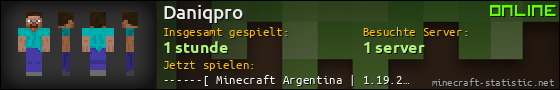 Benutzerleisten 560x90 für Daniqpro