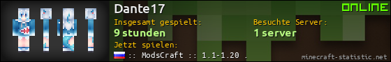 Benutzerleisten 560x90 für Dante17