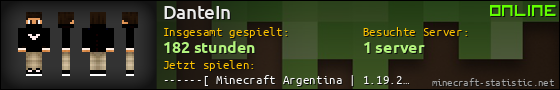 Benutzerleisten 560x90 für DanteIn