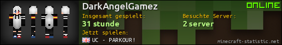 Benutzerleisten 560x90 für DarkAngelGamez