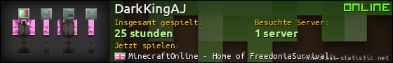 Benutzerleisten 560x90 für DarkKingAJ