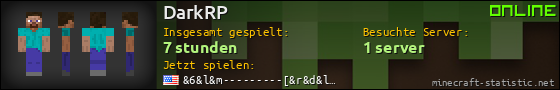 Benutzerleisten 560x90 für DarkRP