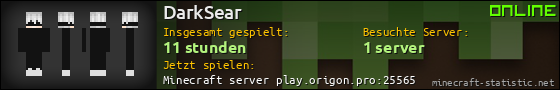 Benutzerleisten 560x90 für DarkSear