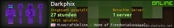 Benutzerleisten 560x90 für Darkphix