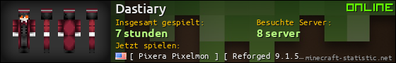 Benutzerleisten 560x90 für Dastiary