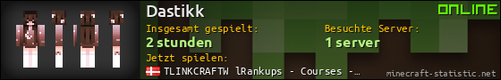 Benutzerleisten 560x90 für Dastikk