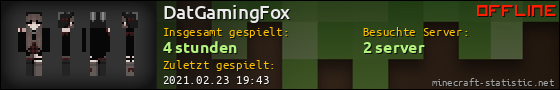 Benutzerleisten 560x90 für DatGamingFox