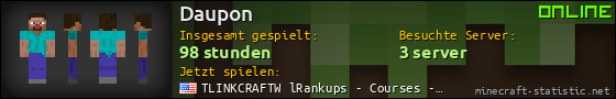 Benutzerleisten 560x90 für Daupon