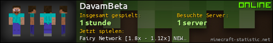 Benutzerleisten 560x90 für DavamBeta
