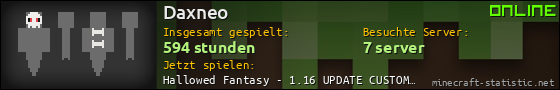 Benutzerleisten 560x90 für Daxneo