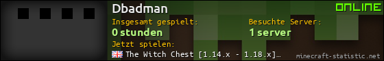 Benutzerleisten 560x90 für Dbadman