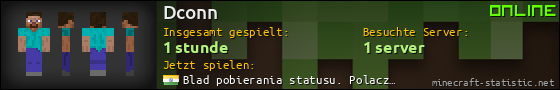 Benutzerleisten 560x90 für Dconn