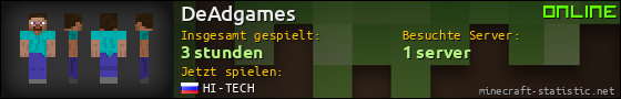 Benutzerleisten 560x90 für DeAdgames