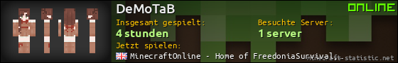 Benutzerleisten 560x90 für DeMoTaB