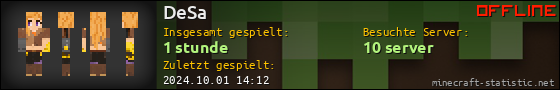 Benutzerleisten 560x90 für DeSa
