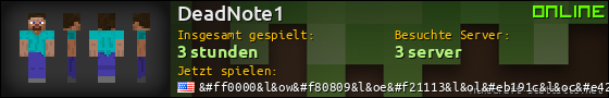 Benutzerleisten 560x90 für DeadNote1